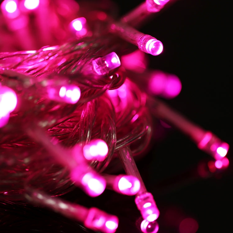 100 LED Light with Controller, Flashing / Fading / Chasing Effect, AC 220V, EU Plug, Green Light, White Light, Red Light, Orange Light, Blue Light, Pink Light, Purple Light, Yellow Light
