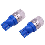 2 PCS T10 1.5W 60LM 1 LED Dark Blue COB LED Brake Light for Vehicles, DC12V