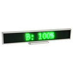 Display Resolution: 128 x 16 Pixels, Length: 41cm, Blue, Green, 黄光