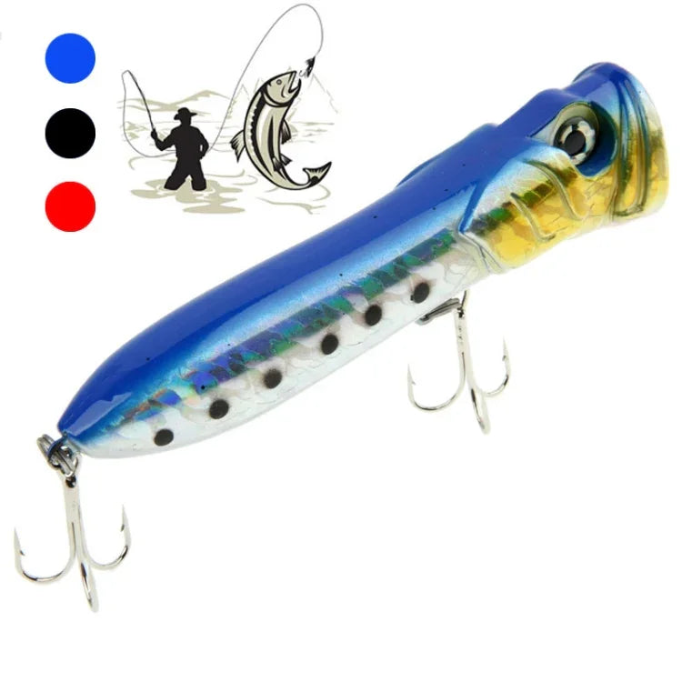 Shrimp Mouth Type Water Surface Popper Lure Hit Water Waves Climb Fishing Bait, Random Color Delivery, Shrimp Mouth Type