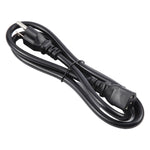 Universal US 3 Prong AC Power Cords for Desktop Computer Printer Monitor Plug, Length:1.5m, 1.5m