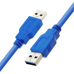 USB 3.0 A Male to A Male AM-AM Extension Cable, Length: 3m, Length: 3m