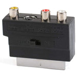 Scart Male to Female with Composite AV + S-Video Sockets, AV + S-Video Golden Port