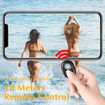 BRCMCOM Chip Universal Bluetooth 3.0 Remote Shutter Camera Control Self-timer, White, Black