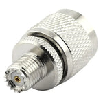 UHF Male to Mini UHF Female Connector RF Coaxial Adapter, UHF Male to Mini UHF Female