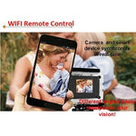 H9 4K Ultra HD1080P 12MP 2 inch LCD Screen WiFi Sports Camera, 170 Degrees Wide Angle Lens, 30m Waterproof, H9 4K (Black)