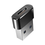 2 PCS USB-C / Type-C Female to USB 2.0 Male Adapter, Support Charging & Transmission
