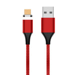 M11 3A USB to Micro USB Nylon Braided Magnetic Data Cable, Cable Length: 1m, Micro USB