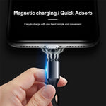 M11 3A USB to Micro USB Nylon Braided Magnetic Data Cable, Cable Length: 1m, Micro USB