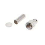 2 in 1 TS9 / CRC9 Male Right Angle RF Coaxial Card Connector for RG174 / 178 / 316 LMR100