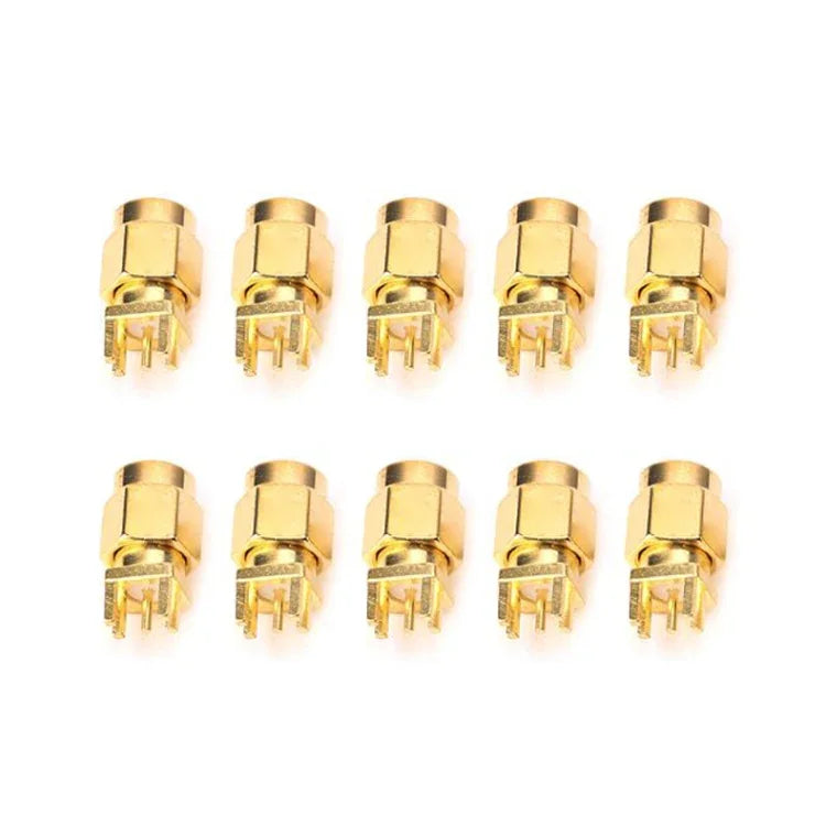 10 PCS 1.6mm SMA Female Jack PCB Clip Mount RF Connectors