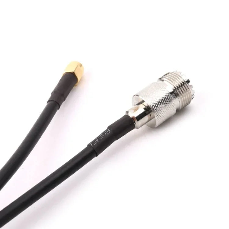 RG58 UHF Female to SMA Male Connecting Cable, Length: 100cm, Length: 100cm