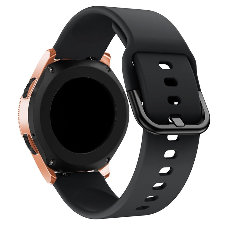 20mm For Huawei Watch GT2 42MM / Amazfit BipS 2 Youth Version Universal Color Buckle Silicone Strap