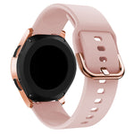 20mm For Huawei Watch GT2 42MM / Amazfit BipS 2 Youth Version Universal Color Buckle Silicone Strap