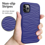 For iPhone 11 Wave Pattern 3 in 1 Silicone+PC Shockproof Protective Case, For iPhone 11