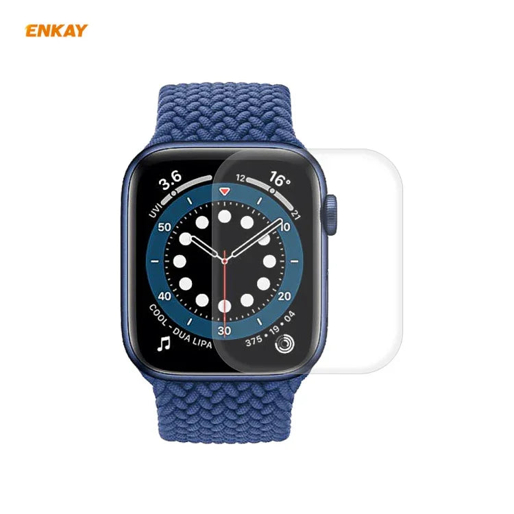 For Apple Watch Series 6/5/4/SE 44mm ENKAY Hat-Prince 3D Full Screen PET Curved Hot Bending HD Screen Protector Film, For Apple Watch Series 6/5/4/SE 44mm