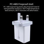 SDC-30W 2 in 1 USB to 8 Pin Data Cable + 30W QC 3.0 USB + 2.4A Dual USB 2.0 Ports Mobile Phone Tablet PC Universal Quick Charger Travel Charger Set,  UK Plug, with 8 Pin Cable, UK Plug