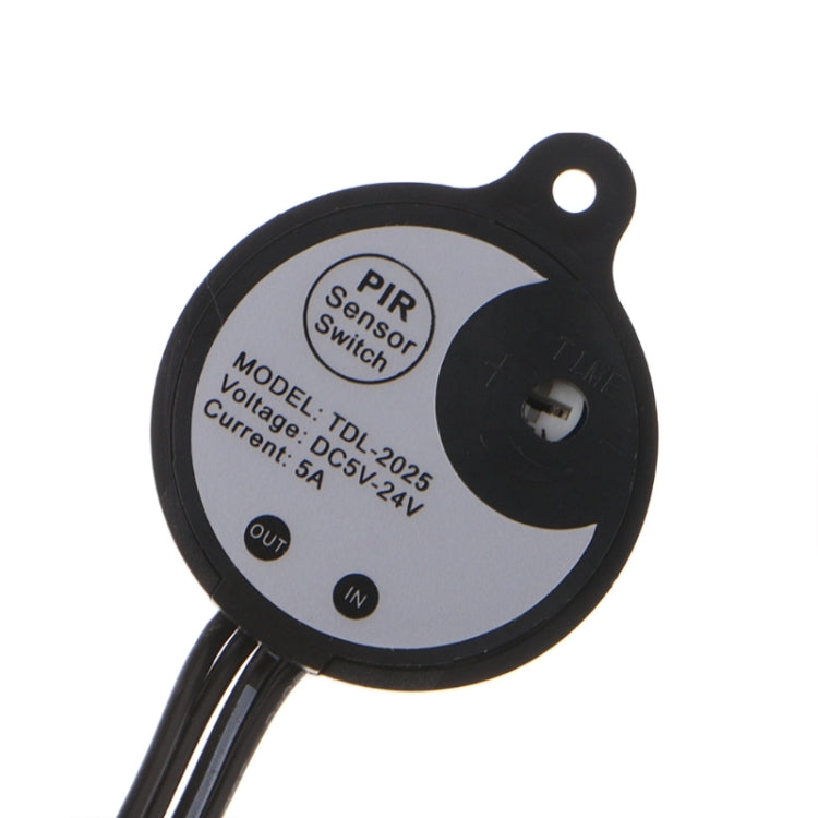DC 5-24V/5A With Plug for LED Light Bar Human Body Infrared PIR Motion Sensor Switch