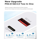 SDC-20WA+C 20W PD 3.0 + QC 3.0 USB Dual Fast Charging Universal Travel Charger with Micro USB to 8 Pin Fast Charging Data Cable, UK Plug, USB to 8 Pin (UK Plug)