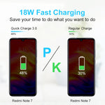 LZ-023 18W QC 3.0 USB Portable Travel Charger + 3A USB to Type-C Data Cable, EU Plug, Type-C Data Cable, EU Plug