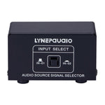 B101 2 In 1 Out (1 In 2 Out) Audio Source Signal Selection Switcher Computer Speaker  RCA Lossless Audio Source Switcher, B101