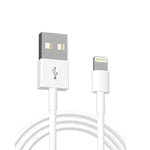 Dual USB Portable Travel Charger + 1 Meter USB to 8 Pin Data Cable, EU Plug