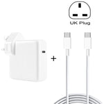 30W USB-C / Type-C Laptop Portable Power Adapter with 1.8m USB-C / Type-C to USB-C / Type-C Charging Cable,, 30W US Plug, 30W EU Plug, 30W UK Plug, 30W AU Plug