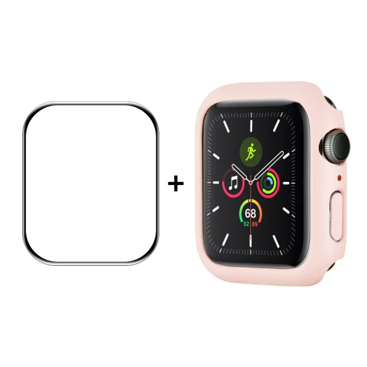 ENKAY Hat-Prince PC Frame + Full Coverage PMMA HD Screen Protector Film for Apple Watch Series 9 / 8 / 7 41mm