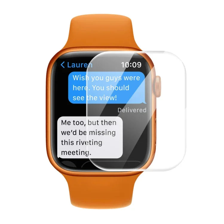 ENKAY Hat-Prince 3D Curved Edge Full Coverage Full Tempered Glass HD Screen Protector Film For Apple Watch Series 9 / 8 / 7 41mm, 1 PC, 2 PCS, 5 PCS, 10 PCS