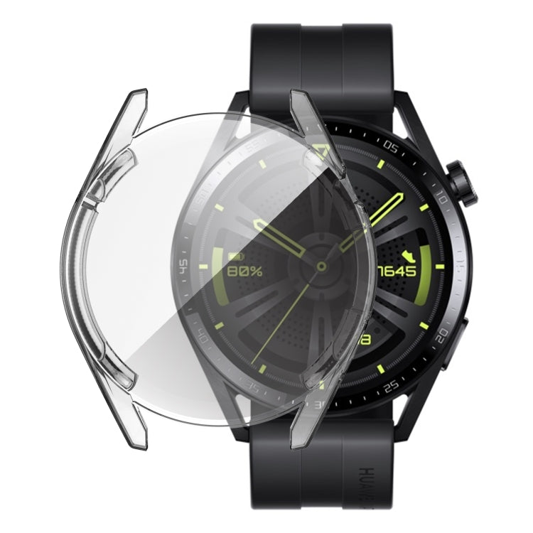 Fully Surrounded TPU Case with Protective Film, For Huawei Watch GT 3 46mm, For Huawei Watch GT 3 42mm