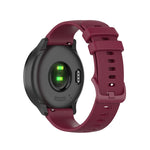 Small Lattice Silicone Sports Strap, For Garmin Venu, For Garmin Vivomove 3, For Garmin VivoMove Luxe, For Garmin VivoMove Style