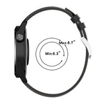 Calf Texture Sewing Thread Watchband, For Huawei Watch GT Runner, For Huawei Watch GT 3 46mm, For Huawei Watch 3 / Watch 3 Pro, For Huawei Watch GT 2 Pro / Watch GT 2e / Watch GT 42mm / 46mm, For Huawei Watch GT 2 Pro, For Huawei Watch GT2 46mm