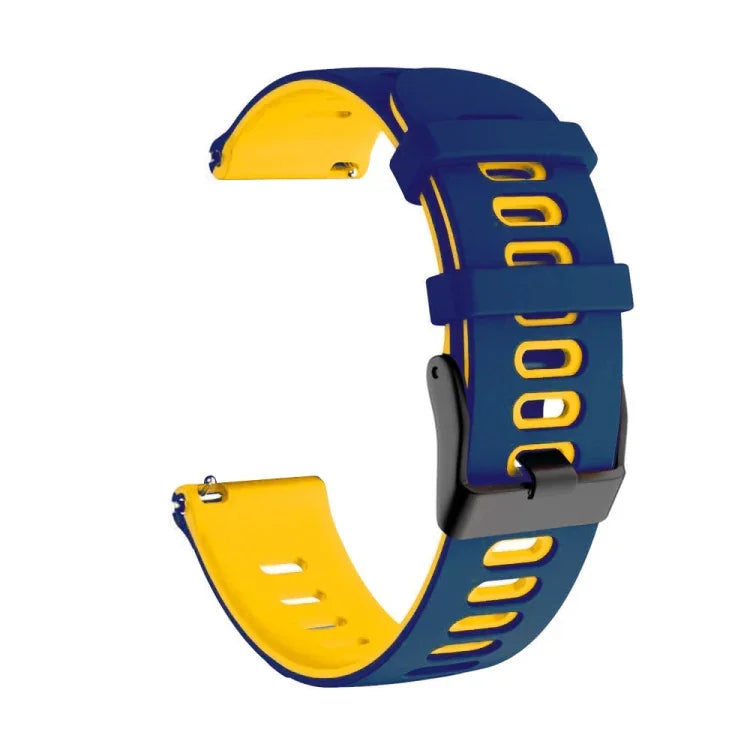 22mm Mixed-Color Silicone Strap, For Samsung Gear S3 Classic