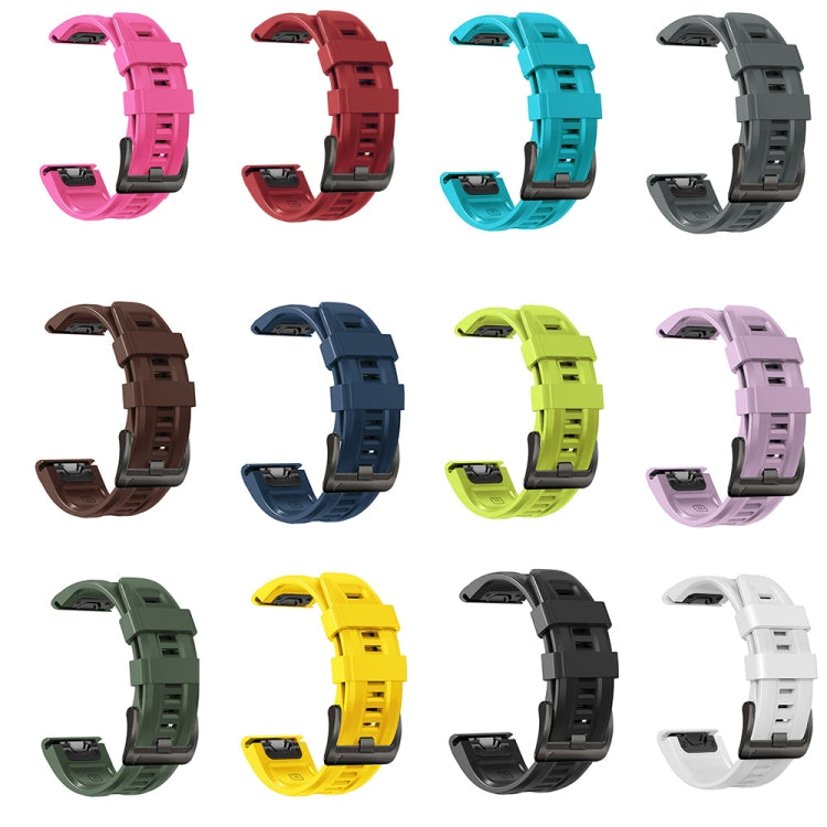 26mm Silicone Sport Pure Color Strap, For Garmin Fenix 3 Sapphire