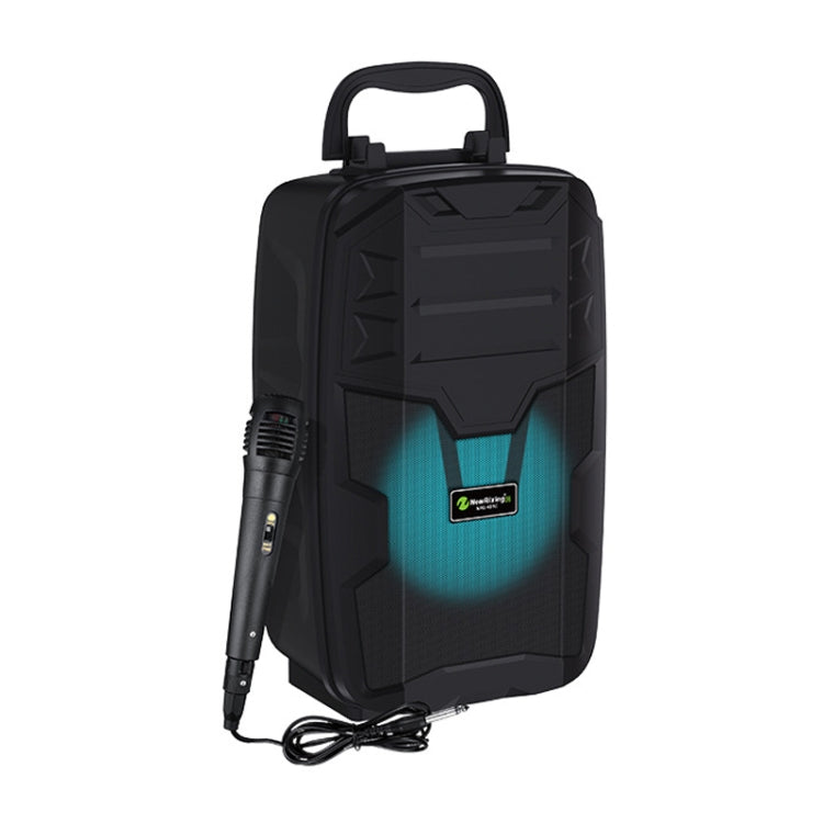 NewRixing NRG401C Outdoor Portable Karaoke Wireless Speaker High-Power Audio Amplifier, With Mic