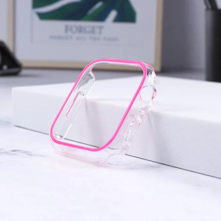 Luminous Hollow Colorful PC Watch Case, For Apple Watch Series 9 / 8 / 7 45mm, For Apple Watch Series 6/5/4/SE 44mm, For Apple Watch Series 3/2/1 42mm, For Apple Watch Series 9 / 8 / 7 41mm, For For Apple Watch Series 6/5/4/SE 40mm                     ...