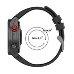 20mm Silicone Solid Color Watch Band, For Garmin Fenix 7S, For Garmin Fenix 7S Solar, For Garmin Fenix 7S Sapphire Solar