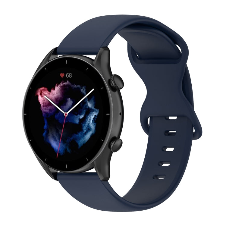 22mm Solid Color Silicone Watch Band, For Xiaomi Haylou RT LS05S