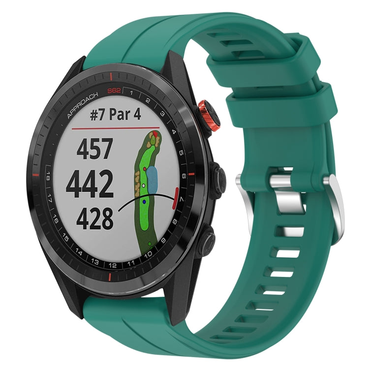 22mm Silicone Sports Watch Band, For Garmin Approach S62