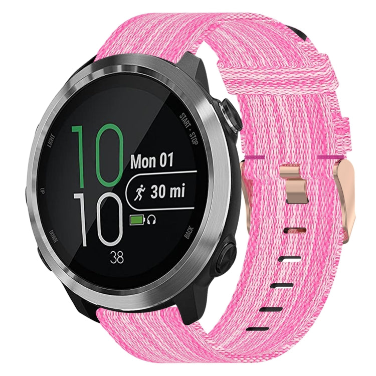 20mm Nylon Woven Watch Band, For Garmin Forerunner 245 Music, For Garmin Forerunner 645, For Garmin Forerunner 645 Music