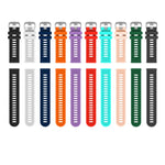 20mm Silicone Twill Watch Band, For Samsung Galaxy Watch 4 40mm, For Samsung Galaxy Watch 4 44mm, For Samsung  Galaxy Watch 4 Classic 42mm, For Samsung  Galaxy Watch 4 Classic 46mm