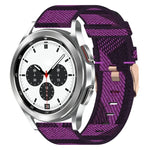 20mm Nylon Woven Watch Band, For Samsung Galaxy Watch4 Classic 42mm, For Samsung Galaxy Watch Active 2