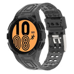 Armor Integrated TPU Double-Pin Buckle Smart Watch Band, For Samsung Galaxy Watch5 40mm, For Samsung Galaxy Watch5 44mm, For Samsung Galaxy Watch4 44mm
