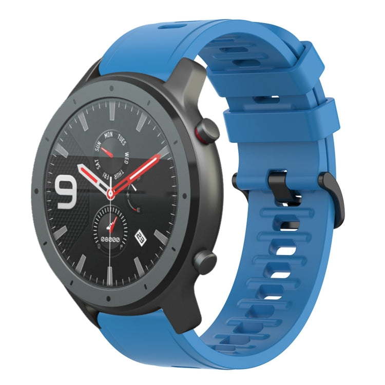 22mm Solid Color Soft Silicone Watch Band, For Amazfit 3, For Amazfit GTR 47mm