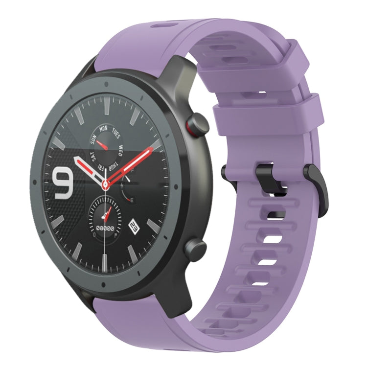 22mm Solid Color Soft Silicone Watch Band, For Amazfit 3, For Amazfit GTR 47mm