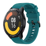 22mm Solid Color Soft Silicone Watch Band, For Xiaomi MI Watch S1 Pro