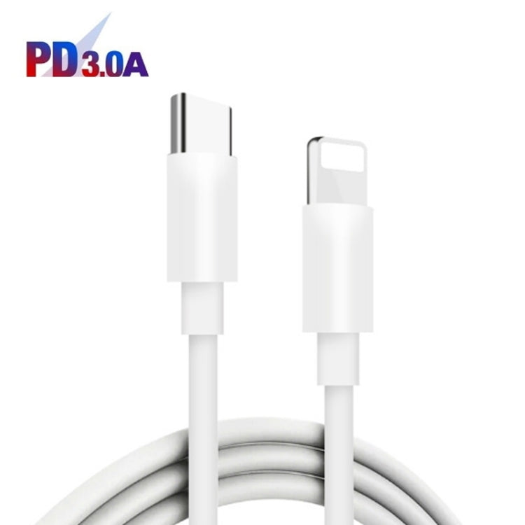 65W Dual PD Type-C + 3 x USB Multi Port Charger with 3A Type-C to 8 Pin Data Cable, EU Plug, EU Plug + Type-C to 8 Pin Cable