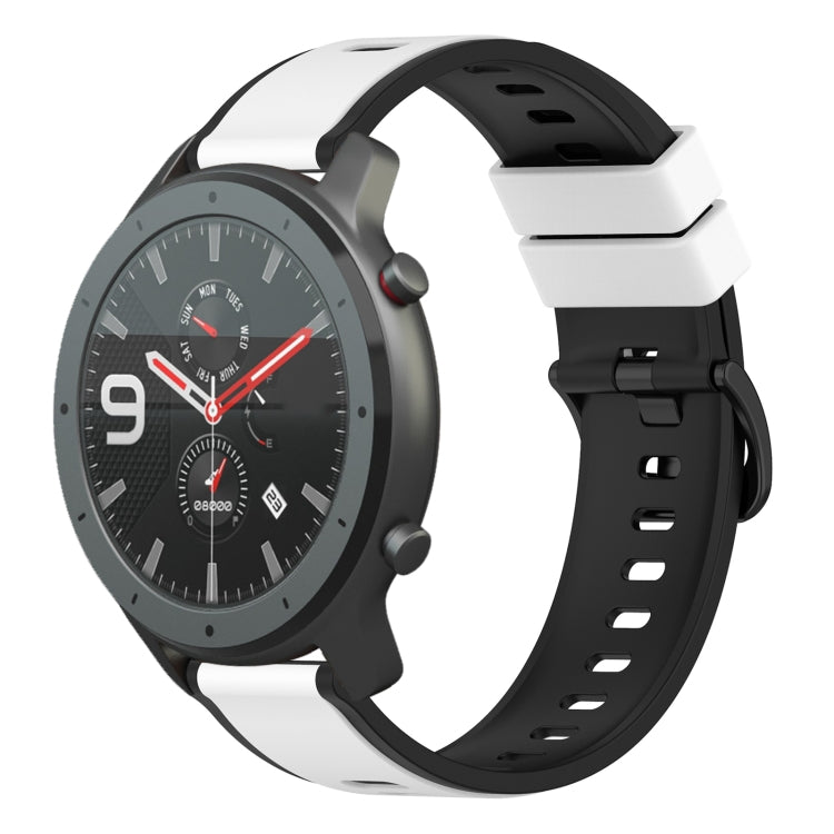 22mm Two-Color Silicone Watch Band, For Amazfit 3, For Amazfit GTR 47mm