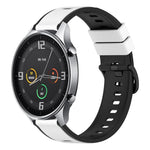 22mm Two-Color Silicone Watch Band, For Xiaomi MI Watch Color