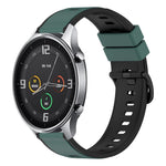 22mm Two-Color Silicone Watch Band, For Xiaomi MI Watch Color